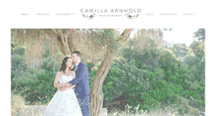 Desktop Screenshot of camillaarnholdphotography.com